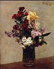 Henri Fantin-latour Canvas Paintings - Spring Flowers I